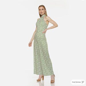 Alexia Admor Meghan Jumpsuit - Green Floral